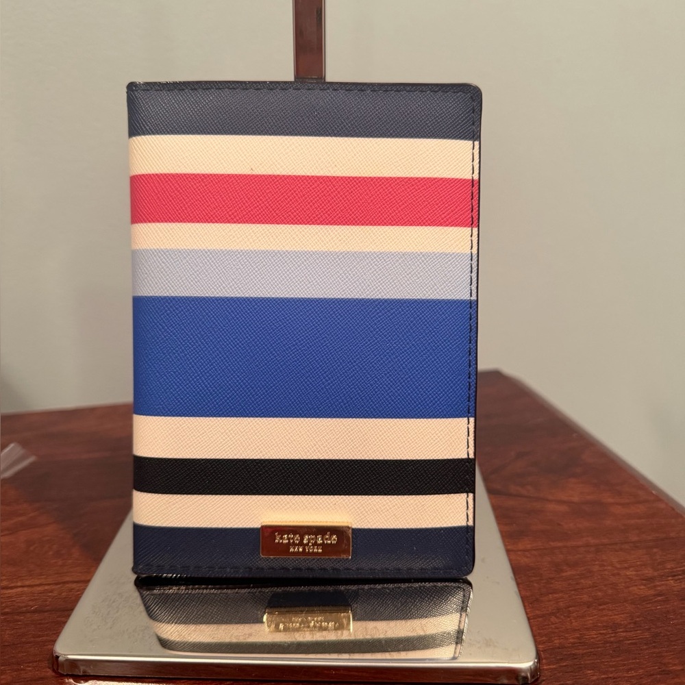Kate Spade Laurel Way Multicolor Striped Crossbody and Passport wallet. - Picture 10 of 15